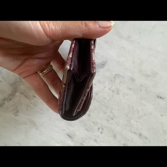 ❌SOLD❌ AUTHENTIC DIOR RED OBLIQUE SADDLE FLAP CARD HOLDER - Picture 5 of 10